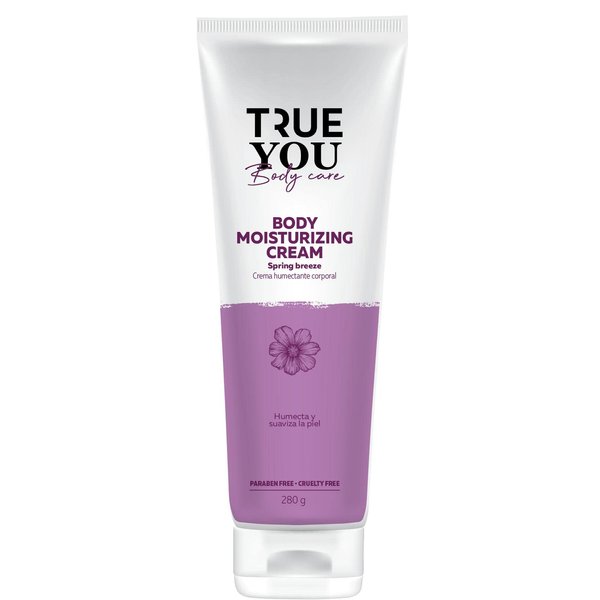 TRUE YOU Body Moisturizing Cream Spring Breeze with Aloe, Calendula and Coenzima Q10 9.46 oz