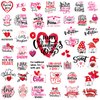 45 Pcs Valentines Day Heart Love Stickers for Scrapbooking Waterproof Vinyl Stickers Decal Romantic Valentines Stickers for Water Bottle Laptop Car Envelopes Phone Wedding Party Kid Teens Adults Gifts