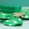 Saint Patrick’s Day Bow with Shamrock, Festive Hair Accessory with Alligator Clip, St. Patty’s Hairpiece, One Size Fits Most