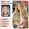 SEGOHAIR U Tip Hair Extensions Human Hair Pre Bonded Extensions Keratin Fusion Extensions K Tip Hair Extensions Real Human Hair Silky Straight Natural 50g/100 Stands 16" Light Brown