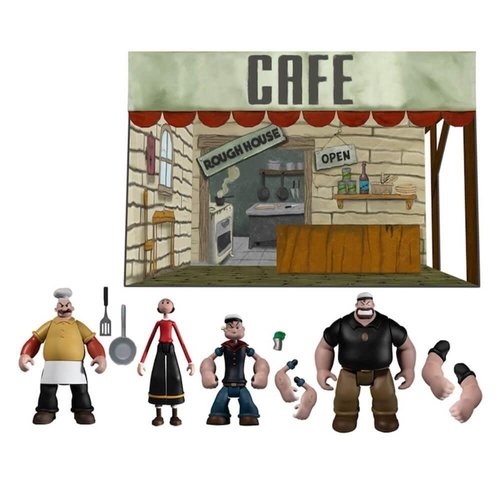 Popeye 5 Points Actionfigur Deluxe Box Set