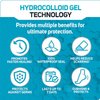 Care Science Hydrocolloid, Large, 2.3 in x 3 in, 4CT | 100% Waterproof Seal Promotes Faster Healing, Reduces Scarring