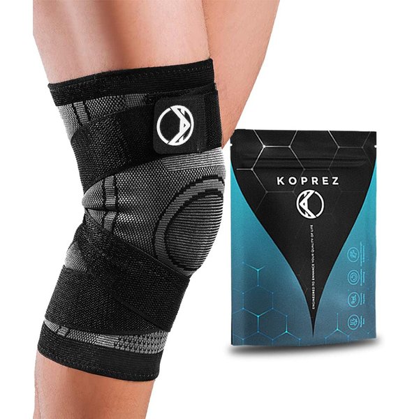 Koprez Knee Compression Sleeve - Knee Braces for Knee Pain Women, Knee Sleeve, Knee Compression Sleeve Women, Knee Support Men, Rodilleras, Compression Knee Sleeves Men