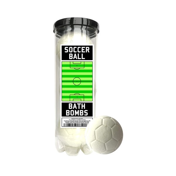 Soccer Bath Bombs - 3 Pack - Soccer Gifts for Boys and Girls and Women, Soccer Coach Gifts, Soccer Team Gifts, Soccer Accessories for Girls, Soccer Coach, Soccer Bracelet for Girls, Soccer Balls