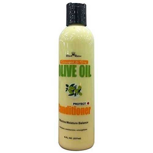 Black Queen Damaged & Dry Olive Oil Conditioner 8 Oz.