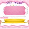 7 Pieces Exfoliating Back Scrubber for Shower with Handles Nylon Back Exfoliator Back Washers Stretchable Pull Strap Exfoliating Loofah Washcloth for Women Men Body Deep Cleaning Massages