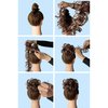 CAISHA Hairpiece Hair Wrap Heat-resistant Synthetic Fibres Curly Messy Updo Dirty Blonde HW13