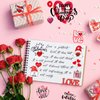 45 Pcs Valentines Day Heart Love Stickers for Scrapbooking Waterproof Vinyl Stickers Decal Romantic Valentines Stickers for Water Bottle Laptop Car Envelopes Phone Wedding Party Kid Teens Adults Gifts
