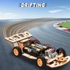 Self-Centering Steering Remote Control Car，STEM Projects for Kids Ages 8-12，Engineering kit, DIY rc car kit, STEM Kits for Kids Ages 8-12