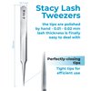 Stacy Lash STL-4 Isolation Eyelash Extension Tweezers/Supplies for Classic Extensions & Individual False Mink Lashes/Precision Eyelashes Separator Tool/Beauty Accessories/Sharp Tweezer Tip