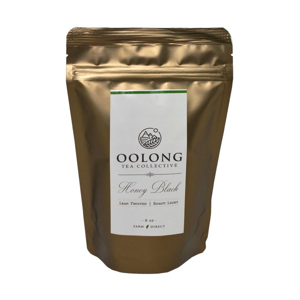 Honey Black Tea - 2022 Fresh Harvest - No Sweetener - No Added Flavors - Loose Leaf Black Tea from Taiwan - Tea Gift, Hot, Iced, Milk Tea, Kombucha - By Oolong Tea Collective (2oz)