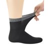 Yomandamor Men's Diabetic Ankle Socks with Seamless Toe and Non-Binding Top,6 Pairs L Size(10-13)