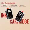 902XL Ink Cartridges for HP Printers Upgraded Replacement for HP 902 Ink Cartridges HP902XL Black Compatible for HP 902 XL Use to Officejet Pro 6978 6968 6958 6970 6962 6960 6975 Printer(2 Pack)