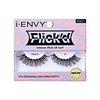 i-ENVY False Lashes Flick'd D-Curl Strip Lashes Volume Bouncy Natural Clear Band Cat Eye Dramatic Trendy Extensions Reusable Eye Lashes (01)
