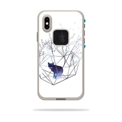 MightySkins Skin Compatible With LifeProof FRE iPhone XS Case - Organic Prison | Protective, Durable, and Unique Vinyl Decal wrap cover | Easy To Apply, Remove, and Change Styles | Made in the USA