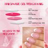 AddFavor French Tip Press on Nails Short Oval Fake Nails, 120pcs White French Tips Nails Press on Medium Almond False Acrylic Nails for Women and Girls