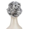 Aimole Short Curly Grey Ponytail Lady Synthetic Claw Clip on Extensions(48T)