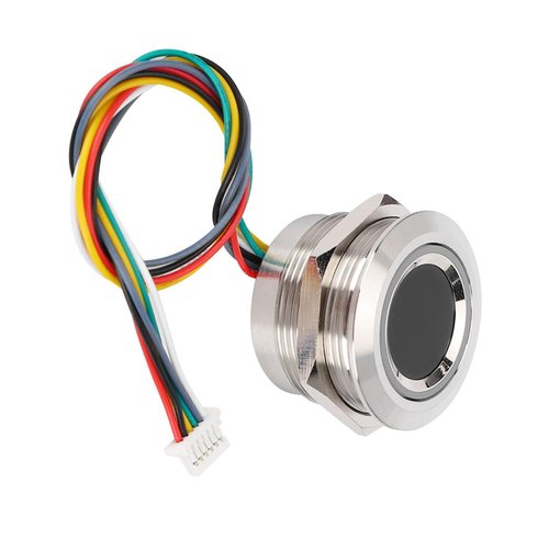 Fingerprint Scanner,Capacitive Fingerprint Module,2 Colors Indicator Light Fingerprint Identification Module, R503 Circular Capacitive Finger biometric Scanner for Access Control, Help Desk, Security
