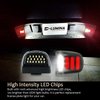 D-Lumina LED License Plate Lights Tag Lamp Assembly w/Red OLED Neon Tube Compatible with Chevy Silverado GMC Sierra 1500 2500 3500 Suburban Tahoe Cadillac Escalade EXT, 6000K White 2-Pieces