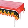Fire Heroes Disposable Tablecloth - Fire Plastic Table Cover 9 FT Long - Firefighter Party Supplies - Fire Birthday Party, Firefighter Theme Birthday Party - Fire Table Decor - Fire Decoratioms