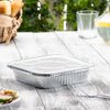 GUSTO [25 Sets 8-Inch Square Foil Pans with Lids - Disposable Food Containers For Baking, Cooking, Storing and Preparing Food (Formerly Comfy Package)