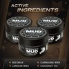 Bossman MUDstache Unscented Mustache Wax - 3 Pack – No Pull - Spreads Easy for a Strong Non-Tacky 24 hr Hold - Tame, Train and Style - Moustache Wax for Men (1oz)