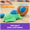 Kinetic Sand, Project Planet Turtle Beach, 14oz Play Sand, Tools & Molds, Sustainably Minded Eco Friendly Materials, Christmas Gifts for Kids Ages 3+