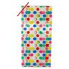 Kipp Brothers Pack of 24 Plastic Printed Goody Bags with Twist Ties, Food Safe - Polka Dot