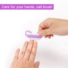 YEEPSYS Handle Grip Nail Brush, Hand Fingernail Brush Cleaner Scrubbing Kit Pedicure for Toes and Nails Men Women (Muticolored C)