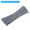 PATIKIL 30CM/12Inch Pipe Cleaners, 300 Pack Flexible Chenille Stems for DIY Art Creative Crafts Party Decorations Handicrafts Handwork, Grey