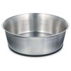 Pro Select Stainless Steel Dog Bowl with Rubber Base Sizes Vary (1 Pack), 30 OZ