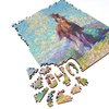 Wooden Puzzle for Adults - Uniquely Shaped Pieces - Made in The USA by FoxSmartBox - 190 Pieces - The Trail Foreman