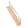 Toyvian 1 Set Doll House Stair Railing Miniature Kit Mini Accessories Wooden Playpen Miniature Funiture Model Miniature Dollhouse Supplies Furniture and Accessories Mini House Accessory