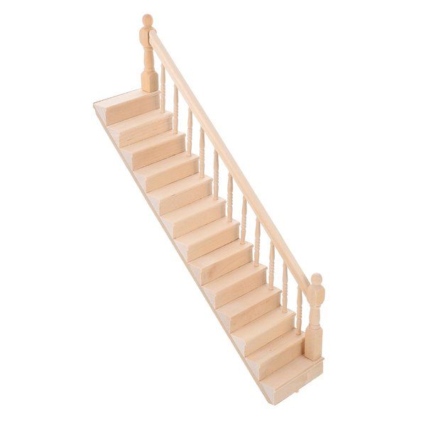 Toyvian 1 Set Doll House Stair Railing Miniature Kit Mini Accessories Wooden Playpen Miniature Funiture Model Miniature Dollhouse Supplies Furniture and Accessories Mini House Accessory