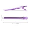 Vellen Hair Clips 10 Pack for Sectioning and Styling, Hair Clip for professional styling, Metall Hair Clips with unique design (Purple)