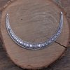 LANGHONG 2PCS Moon Crescent Hairpin For Women Retro Moon Hair Stick Forks Knot Hair Styling Pins (ZNAS)