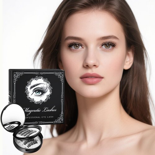 WITIFIG 2025 Magnetic Eyelashes 4 Pairs Kit 3D Natural Reusable Lashes with Applicator, No Glue Eyeliner Needed, Waterproof & Hypoallergenic False Eyelashes for Daily/Party/Wedding (8)