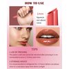 Hydrating Shimmer Lipstick,Moisturizing Jelly Lip Gloss,Shine Pink Red Lipstick Pen, Long Lasting Waterproof Tint Lip Balm Plumping Lip Stain Pen Glossy Butter Blam,Christmas Makeup Gift for Women-03#