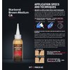 Premium Grade Cyanoacrylate (CA) Super Glue by STARBOND - 16 OZ Complete Refill KIT (453-gram) - "Light Brown" Medium Crack Filler 150 CPS Viscosity Adhesive for Woodworking, Woodturning, Carpentry