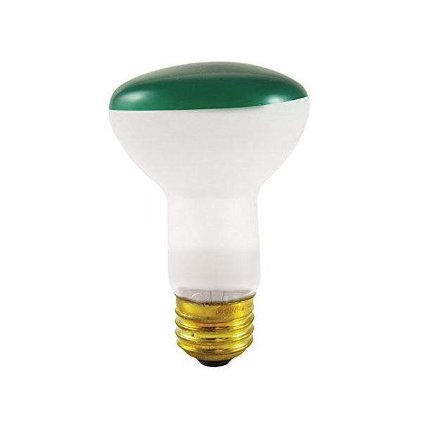 12PK Bulbrite 224050 50R20A 50-Watt Incandescent R20 Reflector, Medium Base, Green