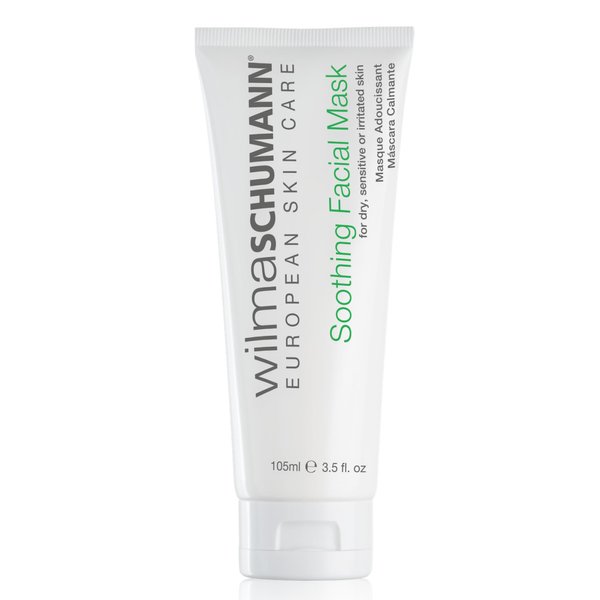 WILMA SCHUMANN Soothing Facial Mask - Moisturizing Cream Mask Hydrates Dry and Sensitive Skin - Face Mask, 3.5OZ/105ML - Luxury Skin Care