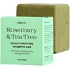 SIMPLUT Rosemary & Tea-Tree Scalp Purifying Shampoo Bar with Keratin, Panthenol, Biotin and Argan-Oil (5.2oz) | Vegan Hair Moisturizing Nourishing Soap Bar | Aromatherapy Care Deep Cleansing