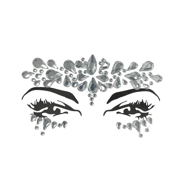 Translucent Stick On Face Gems (Each)