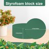 Phinus 8 PCS Styrofoam Block, Floral Foam Block Measures 1.57 x 3.14 inches, Flower Foam Can Be Used for Artificial Flower Arrangement DIY Crafts, Birthday, Prom, Church, Etc