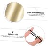 Beavorty 4pcs High Ponytail Hair Tie Zinc Alloy Ponytail Bands Punk Hair Rope Golden Ponytail Holder Decorative Ponytail Holder Rubber Hair Tie Elastic Cord Accessories Simple Girl