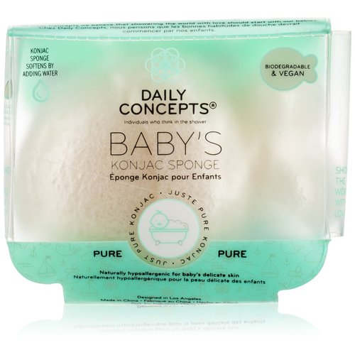 DAILY CONCEPTS Your Baby Konjac Sponge, Pure