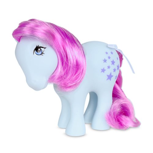 My Little Pony, 40th Anniversary 4-Inch Blue Belle, Original 1983 Collection, Long, Brushable Mane and Tail, Action Figure, Great for Kids, Toddlers, Girls, Ages 4+