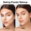 FV Translucent Powder Setting Powder, Oil-control & Long Lasting Loose Face Powder, Waterproof, Lightweight & Blurring Pores Finishing Powder, Talc-free Baking Powder Makeup, Translucent