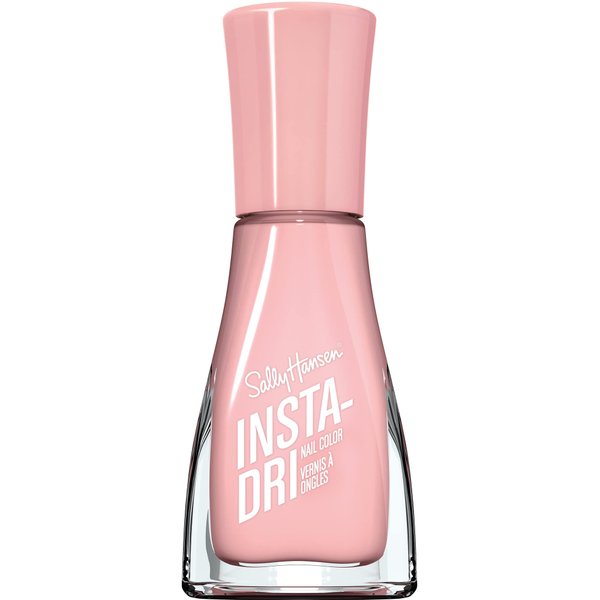 Sally Hansen Insta Dri, Petal Pusher, 3-in-1 Formula, Color Nail Polish, 0.31 Oz, Quick Dry Nail Polish, Nail Polish, Top Coat Nails, Full Coverage Formula, One Stroke, One Coat