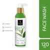 Good Vibes Green Tea Face Wash | Anti Acne Deep Cleansing Antioxidants Rich Facial Cleanser For All Skin Types | Natural, No Parabens & Mineral Oil (120 ml/4.06 Fl Oz)